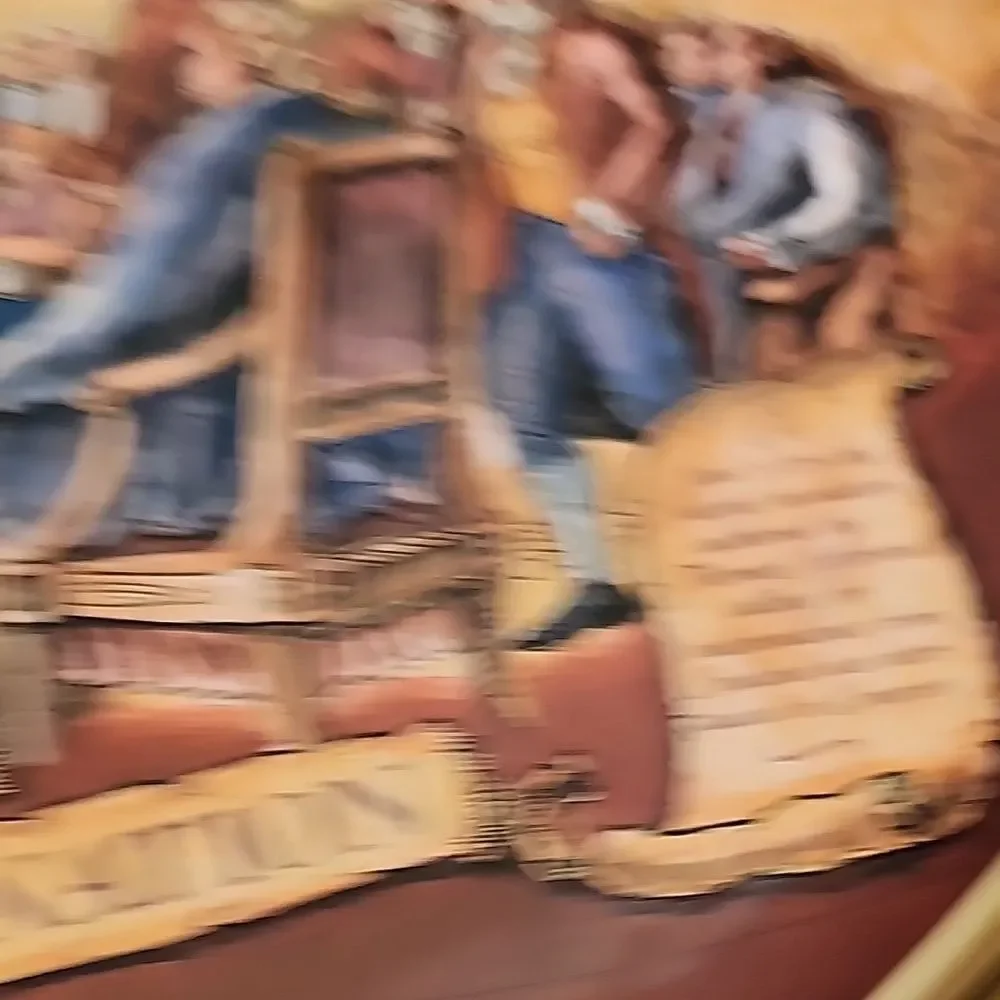 1992 Miller Beer Tin Serving Tray with Historical Scene